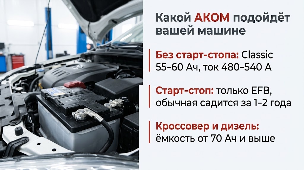 Какой АКОМ подойдёт вашей машине