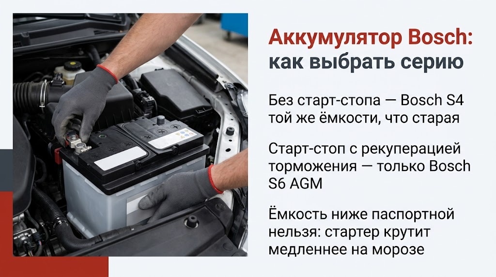 Аккумулятор Bosch: как выбрать серию