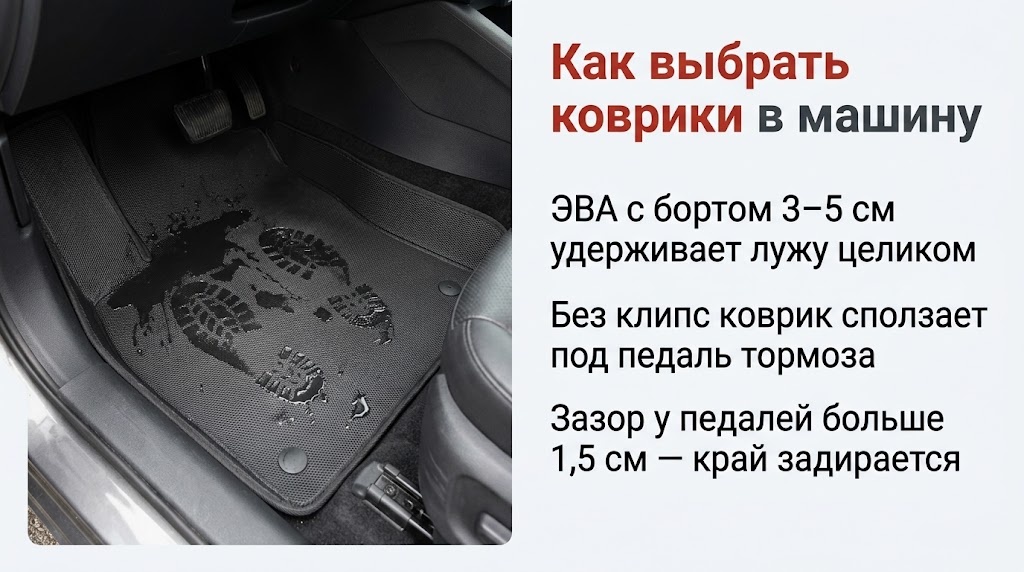 Как выбрать коврики в машину